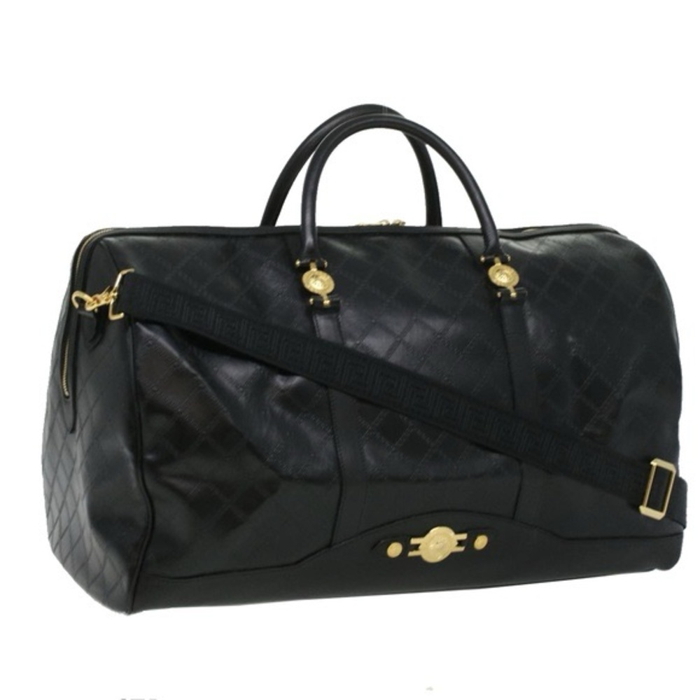 Versace Black and Gold Travel Bag
